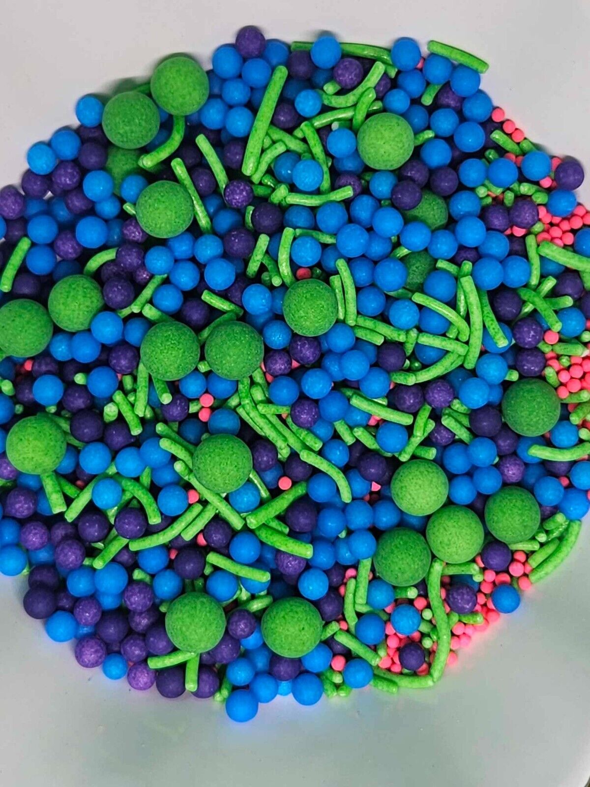 70g MineCraft Theme Coloured Edible Sprinkles Cake Baking Decoration Party