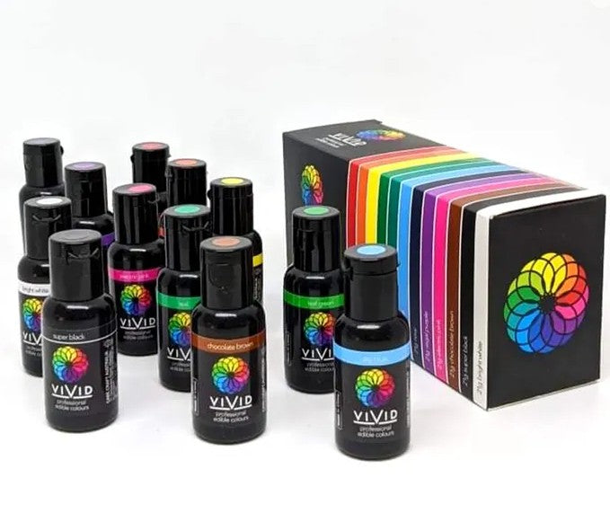 Vivid Gel Colours - 12 Pk