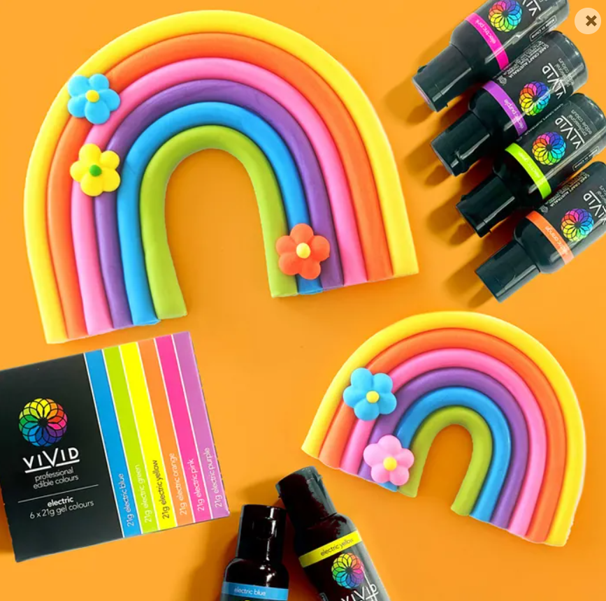 Vivid Gel Colours ELECTRIC (6pk)