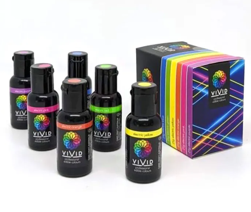 Vivid Gel Colours ELECTRIC (6pk)
