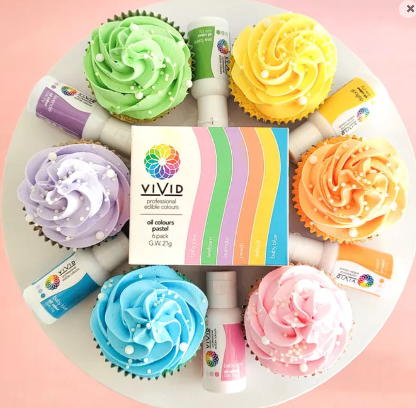 Vivid OIL colours, Pastel (6pk)