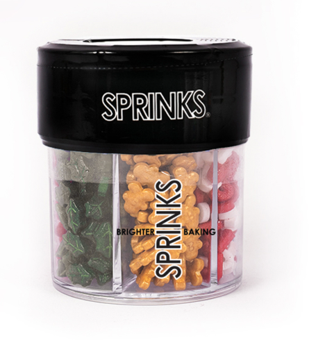 Christmas 6 Cell Sprinkles (85g) – Festive Multi-Mix Sprinkle Set by Sprinks