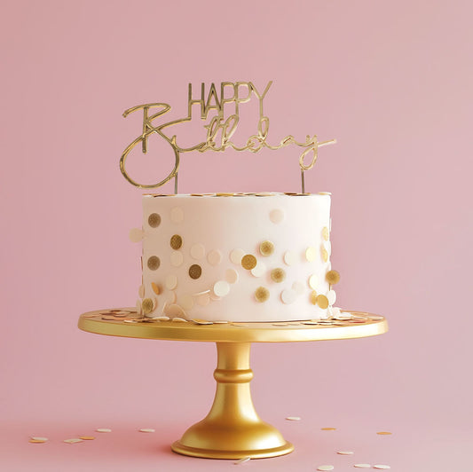 White & Gold wafer Confetti