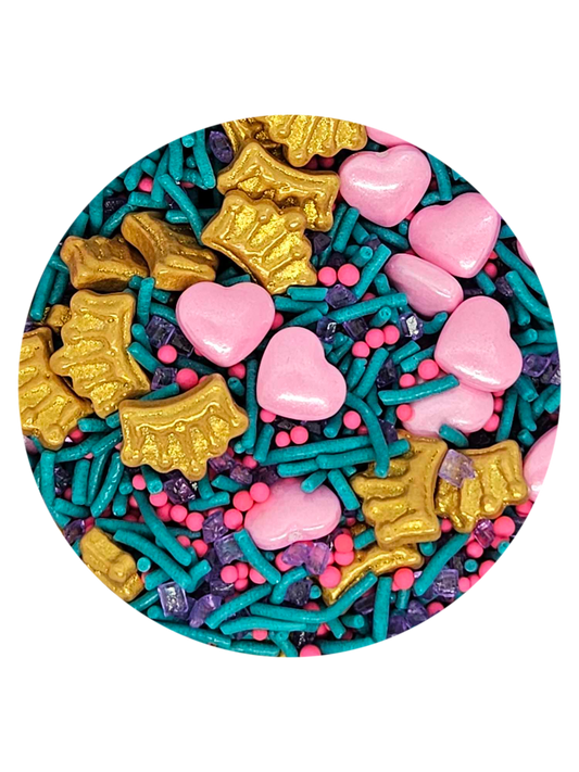 Princess themed edible sprinkles