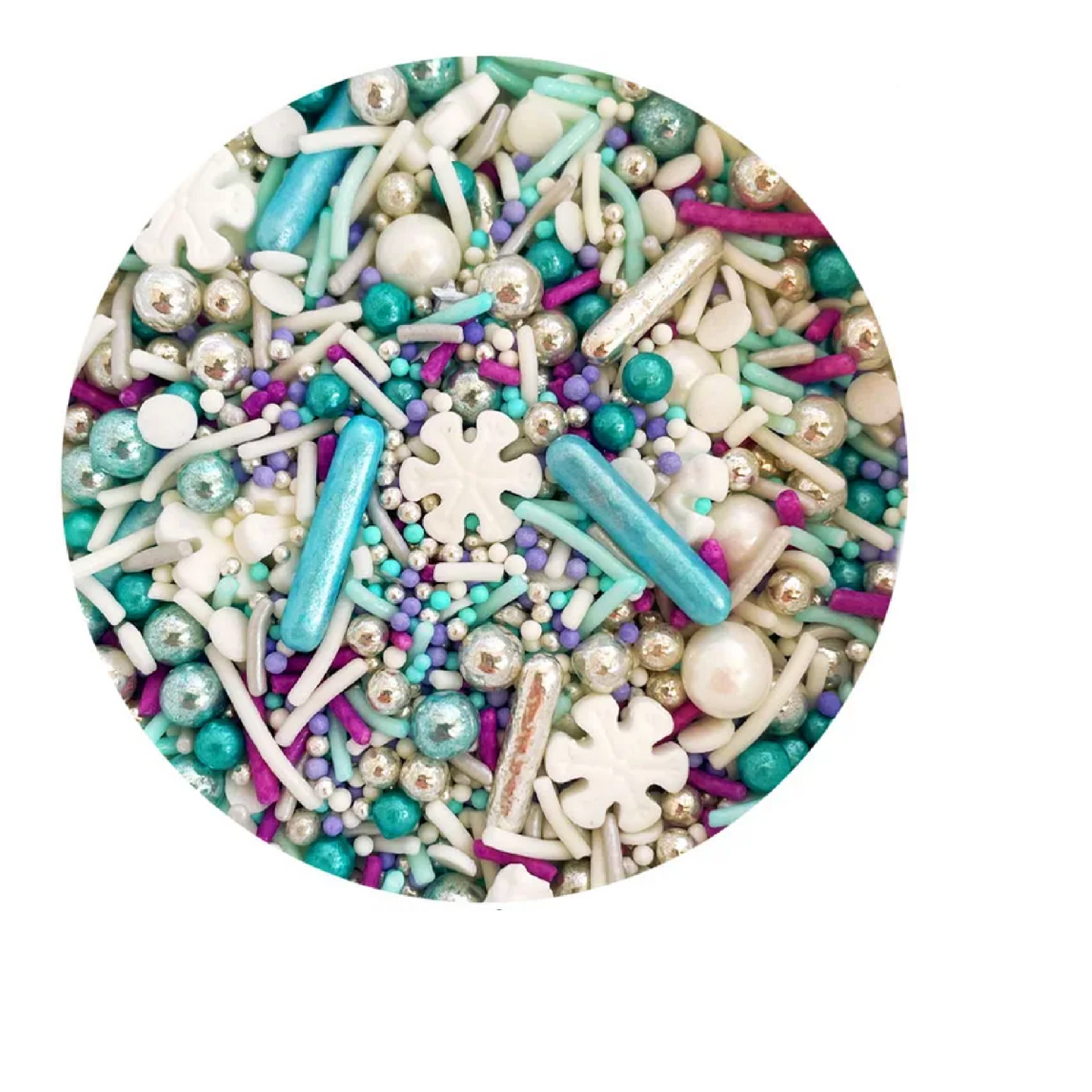 Frozen Snowflake sprinkles, elsa cake snow flakes Edible Sprinkles Cake Baking