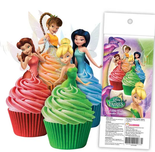 Fairies Wafer Cupcake Toppers  - 16pc