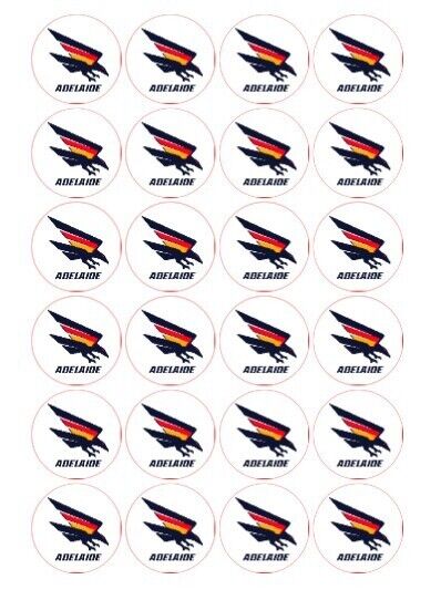 Adelaide Crows  AFL Cupcake Toppers, cake Icing sheets, cake toppers