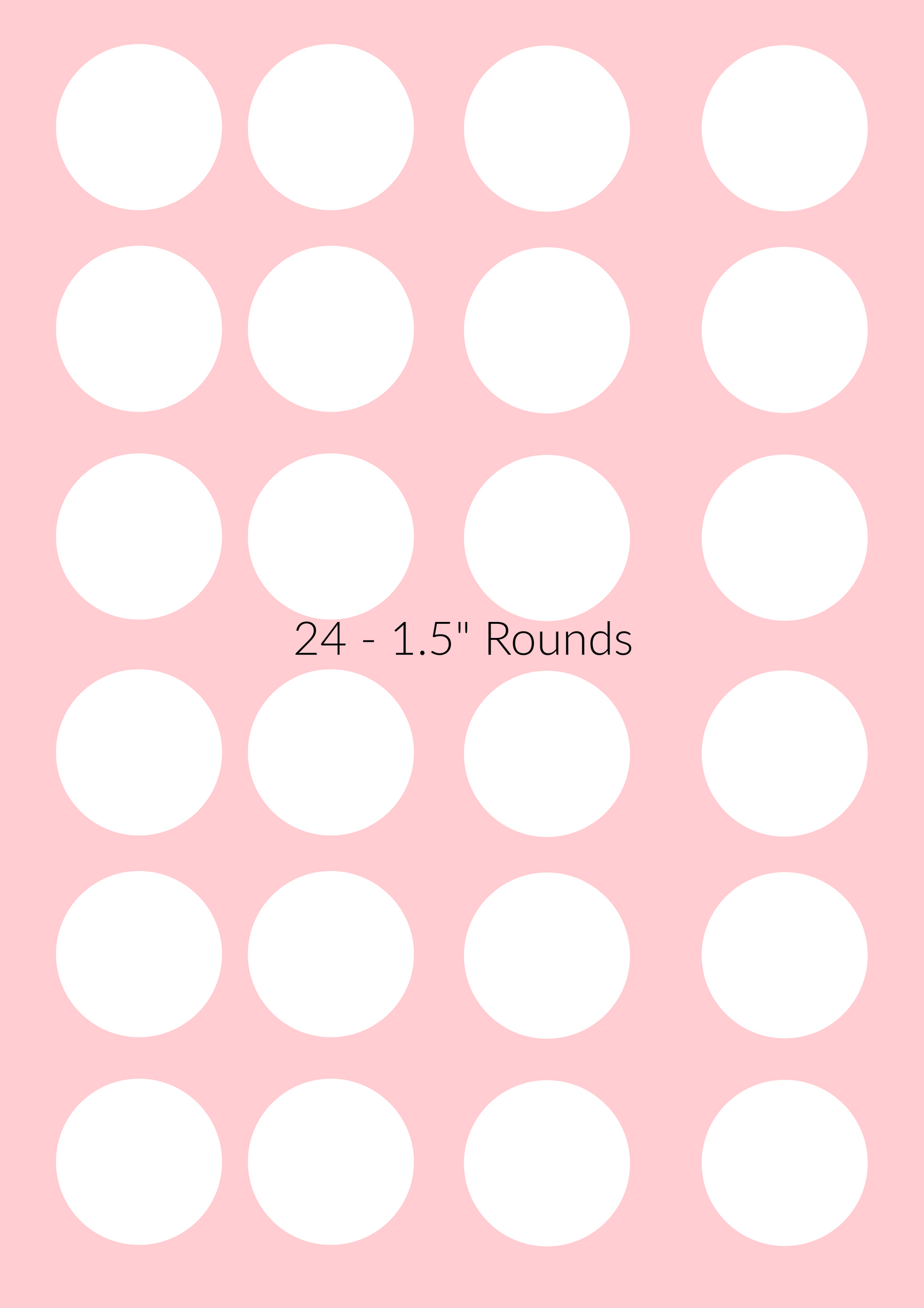 Custom Pre-cut Cupcake Toppers