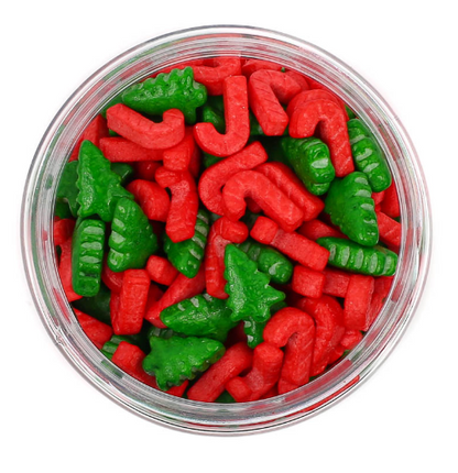 Santa’s Coming Sprinkle Mix 65g – Christmas Sprinkles for Cupcakes, Cookies & Cakes | By Sprinks