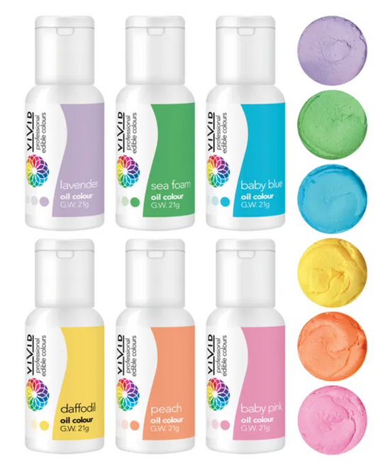 Vivid  OIL colours, Pastel (6pk)