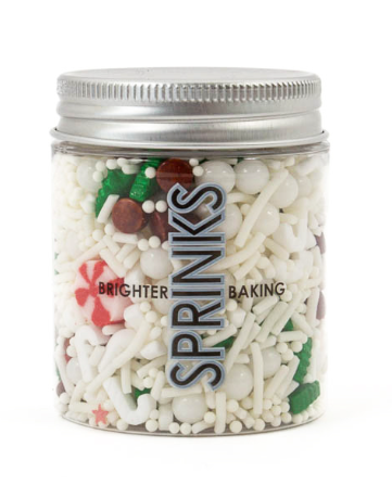 Baby It’s Cold Outside Sprinkle Mix 70g – Winter Christmas Sprinkles for Cupcakes, Cookies & Cakes | By Sprinks