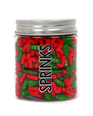 Santa’s Coming Sprinkle Mix 65g – Christmas Sprinkles for Cupcakes, Cookies & Cakes | By Sprinks