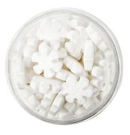 ❄️ Sprinks White Snowflakes (60g) – Edible Snowflake Sprinkles for Winter & Christmas Baking