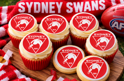 AFL Grand Final Cupcake Toppers | Pre-Cut Edible Images - PRE-ORDER