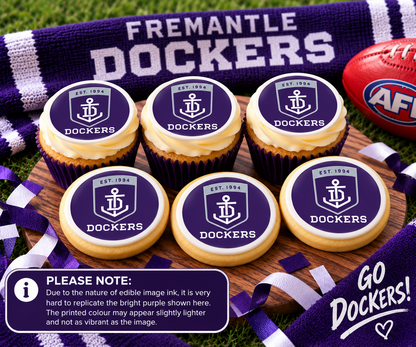 AFL Grand Final Cupcake Toppers | Pre-Cut Edible Images - PRE-ORDER