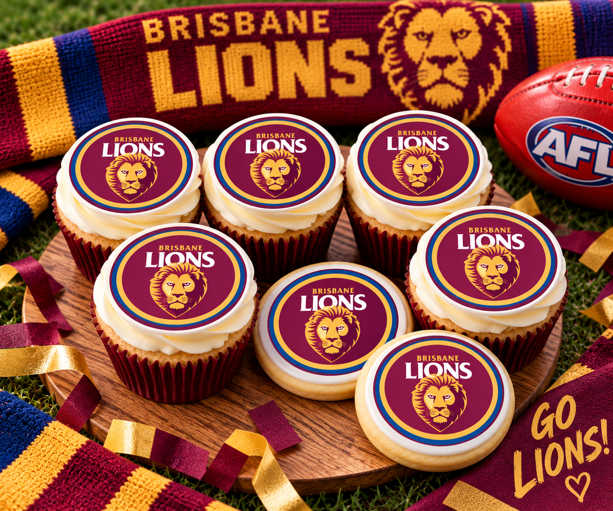 AFL Grand Final Cupcake Toppers | Pre-Cut Edible Images - PRE-ORDER