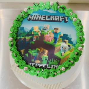 Minecraft Edible Cake Topper
